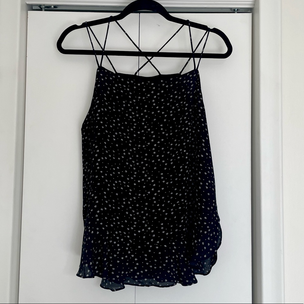LOFT Strappy Cami Shell Blouse